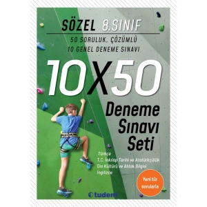 TUDEM 8. SINIF SÖZEL 10X50 DENEME SINAVI SETİ