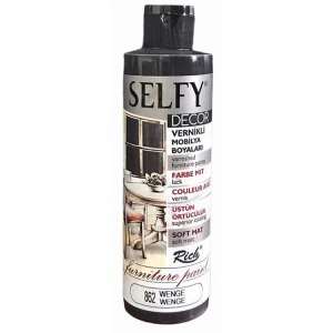 RİCH SLF-240-862 SELFY DECOR VERNİKLİ AKRİLİK BOYA 240cc.WENGE