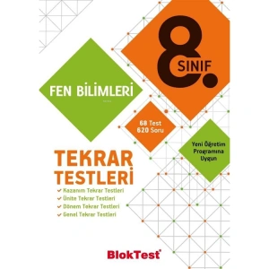 TUDEM 8. SINIF BLOKTEST FEN BİLİMLERİ TEKRAR TESTLERİ
