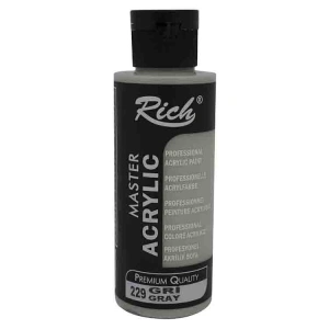 RİCH AKR-120-229 AKRİLİK BOYA 120 CC GRİ