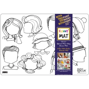 AKADEMİ ÇOCUK - FUNNY MAT - DUYGULAR  48x33,5cm