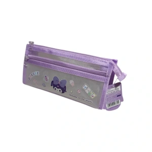 ODAK KT62057 KUROMİ ÇİFT GÖZLÜ FİLE ÜÇGEN KALEM ÇANTASI 22 x 10 x 5 - TEKLİ