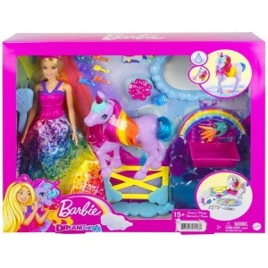 BARBIE GTG01 DREAMTOPIA BEBEK VE TEK BOYNUZLU AT 3+