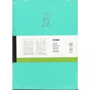 GIPTA 122-ECK EKO 20x28 HAFTALIK AJANDA