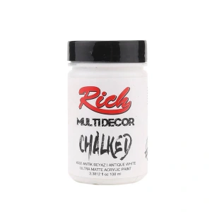 RİCH MDC-100-4502 MULTİ DECOR CHALKED 100 CC ANTİK BEYAZ