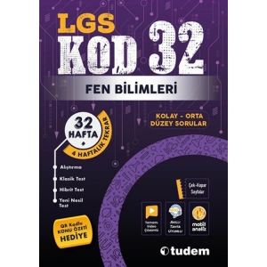 TUDEM 8. SINIF LGS KOD32 FEN BİLİMLERİ