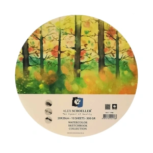 ALEX 20x20 SULUBOYA DEFTERİ 300GR.10YP. WATERCOLOR SKETCHBOOK ALX-1768