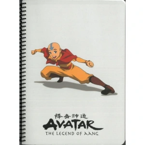 MABBELS 388043 AVATAR AANG 17x24 SPİRALLİ KARTON KAPAK KARELİ DEFTER