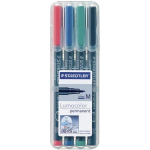 STAEDTLER 317 WP4 LUMOCOLOR PERMANENT MARKER KALEM M 1.0mm 4LÜ