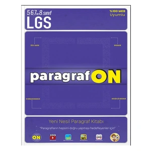 TONGUÇ PARAGRAFON - 5,6,7, SINIF LGS PARAFRAF SORU KİTABI