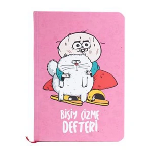 DEFFTER UYKUSUZ BİŞİY ÇİZME DEFTERİ 64858-0 SERT KAPAK 96 YP.ÇİZGİLİ DEFTER
