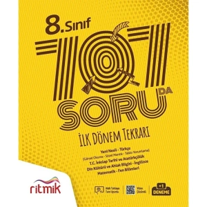 RİTMİK 8. SINIF 707 SORUDA İLK DÖNEM TEKRARI