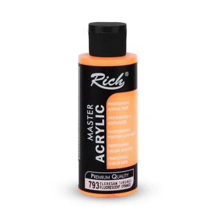 RİCH AKR-120-2444 AKRİLİK BOYA 120 CC FLORESAN TURUNCU