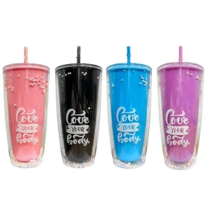 MİKRO PM3002 BUBBLE BALLS PİPETLİ BARDAK 750 ML