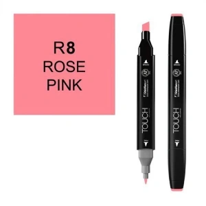TOUCH TWIN R8 ÇİFT UÇLU MARKER ROSE PINK