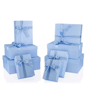 GIPTA MY BLUE DİKDÖRTGEN HEDİYE KUTUSU BX7655 B 140x200x80 mm