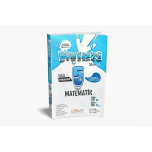 GÜNAY 5. SINIF BUMERANG MATEMATİK AKILLI ETKİNLİKLİ KİTAP SORU BANKASI