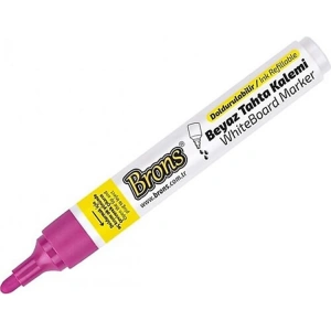 BRONS BR-964  DOLDURULABİLİR TAHTA KALEMİ YUVARLAK UÇ 3mm PEMBE