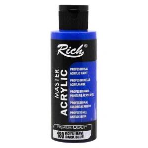 RİCH AKR-120-180 AKRİLİK BOYA 120 CC KOYU MAVİ
