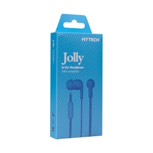 HYTECH JOLLY HY-XK22 MOBİL TELEFON UYUMLU KULAK İÇİ MİKROFONLU KULAKLIK MAVİ