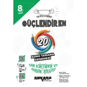 ANKARA 8. SINIF GÜÇLENDİREN 20Lİ DİN KÜLTÜRÜ VE AHLAK BİLGİSİ KONU TARAMA DENEMESİ
