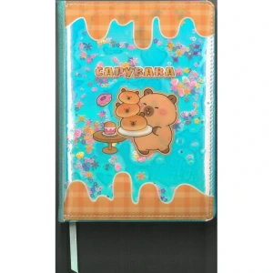 MİKRO GN-646 CAPYBARA SCALY - PULLU PVC KAPAK NOT DEFTERİ 80YP. ÇİZGİLİ  - TEKLİ