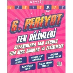 NETBİL 6. SINIF PERİYOT FEN BİLİMLERİ SORU BANKASI