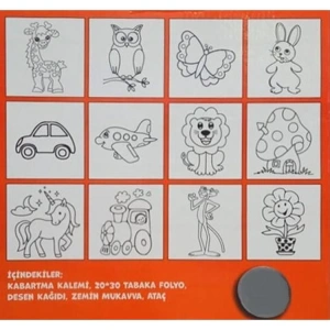 MİSYON MSY-0920 ALÜMİNYUM FOLYO KABARTMA SETİ - TEKLİ