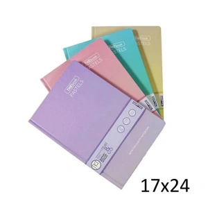 GIPTA THEBOOK PASTELS İPLİKLİ DİKİŞLİ SERT KAPAK DEFTER 17X24 160YP. KARE