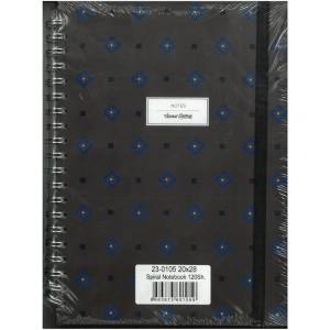 VICTORIAS JOURNALS 0105 NOTES 20x28cm SPİRALLİ SERT KAPAK 90gr. 40YP. DÜZ + 40 YP. NOKTALI + 40YP.ÇİZGİLİ DEFTER