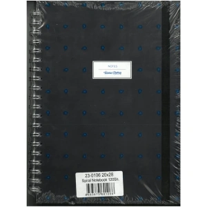 VICTORIAS JOURNALS 0106 NOTES 20x28cm SPİRALLİ SERT KAPAK 90gr. 40YP. DÜZ + 40 YP. NOKTALI + 40YP.ÇİZGİLİ DEFTER