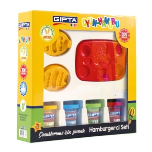 GIPTA K8173 HAMBURGERCİ SETİ OYUN HAMURU 7 PARÇA