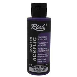 RİCH AKR-120-167 AKRİLİK BOYA 120 CC KOYU MOR