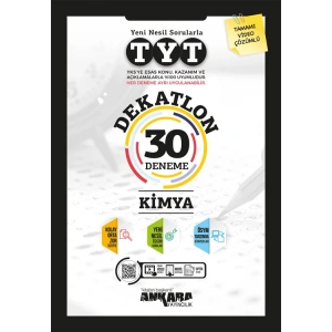 ANKARA YAY.TYT DEKATLON KİMYA 30 DENEME