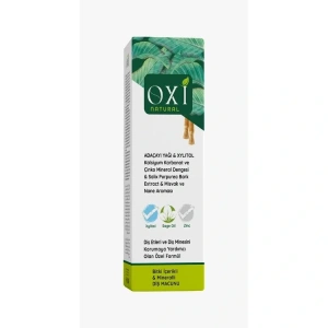 OXİ NATURAL BİTKİ İÇERİKLİ MİNERALLİ DİŞ MACUNU 75ML.
