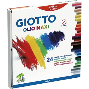 GIOTTO OLIO MAXI YAĞLI PASTEL BOYA (SİLİNDİR) 24LÜ
