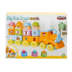PİLSAN 03-228 MY FIRST TRAIN - BENİM İLK TRENİM 12+AY  33 PARÇA