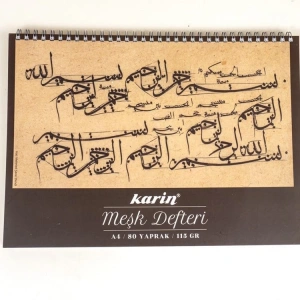 KARİN MEŞK DEFTERİ ÇİZGİSİZ A4 80yp. 115gr.