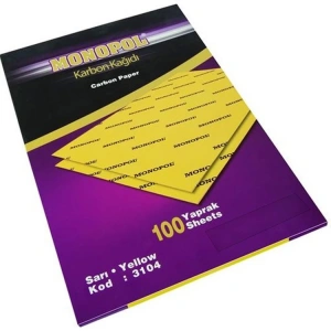 MONOPOL 35x50 KARBON KAĞIDI SARI