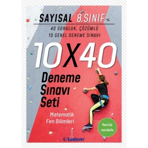 TUDEM 8. SINIF SAYISAL 10X40 DENEME SINAVI SETİ
