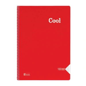 KESKİN COOL PP KAPAK SPİRALLİ DEFTER A4 160 YP. KARELİ
