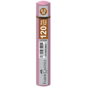 FABER CASTELL 120Lİ MİN GENZ 0.5 2B 60mm UÇ H.C ROSE TÜP - 5090127628