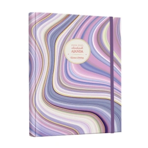 VICTORIAS JOURNALS 1261 GİZLİ SPİRALLİ 17x23  LASTİKLİ SERT KAPAK 2024-2025  AKADEMİK AJANDA