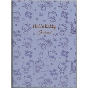 VICTORIAS JOURNALS 524-1936 HELLO KITTY SMYTH FLEXY ESNEK VEGAN DERİ KAPAKLI 13X18 80 GR. 80 YAPRAK ÇİZGİLİ DEFTER