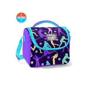CORAL HIGH 11776 KIDS MOR VOLEYBOL DESENLİ THERMO BESLENME ÇANTASI