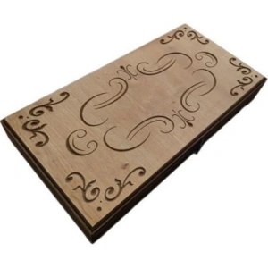 ÇİFT LAZER İŞLEMELİ DESENLİ TAVLA