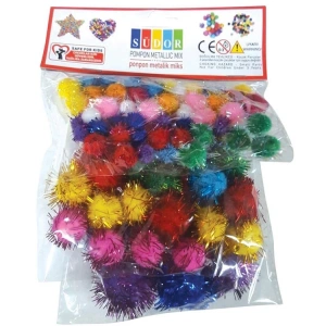 SÜDOR SS32 PONPON METALİK MİX 10-20-30mm.