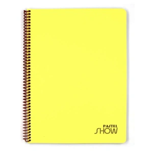 KESKİN PASTEL SHOW PP KAPAK SPİRALLİ DEFTER A4 96 YP. KARELİ  324432-99