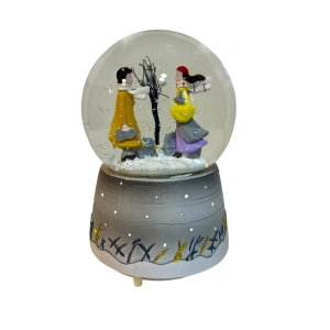 YLZ A68-100 BÜYÜK BOY SESLİ IŞIKLI ATKILI ÇİFTLER KAR ATAN KAR KÜRESİ