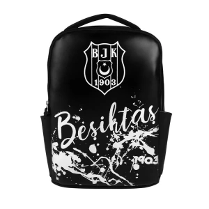 ME BEŞİKTAŞ 243417 LIMITED EDITION 2 BÖLMELİ SUNİ DERİ SIRT ÇANTASI SİYAH